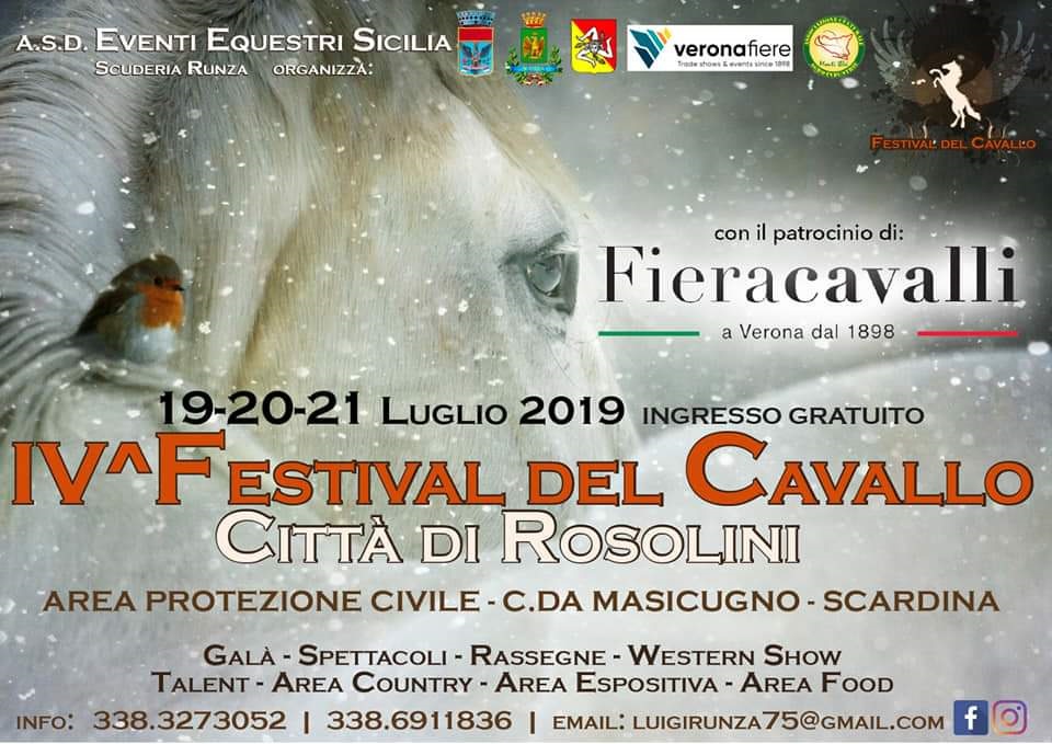 manifesto festival del cavallo rosolini
